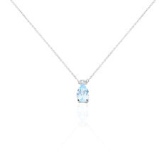 Sarotta Jewelry Marquise Cut Blanc Topaze Or Blanc GP Pendentif GRATUIT Collier Sarotta Jewelry Marquise Cut Blanc Topaze Or Blanc GP Pendentif GRATUIT Collier